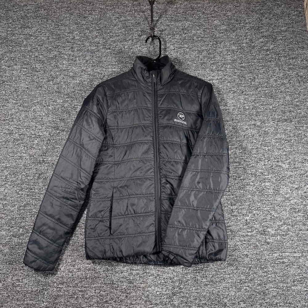 Rossignol Mens 3M Thinsulate Insulated Puffer Jacket Black Full Zip Size M